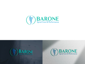 Logo Design by Slant Line Media for Barone Spinal Care & Performance  | Design: #27779697
