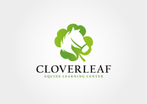 CLOVERLEAF Equine Learning Center and  THRIVE Equine Learning Center | Logo Design by grrssn