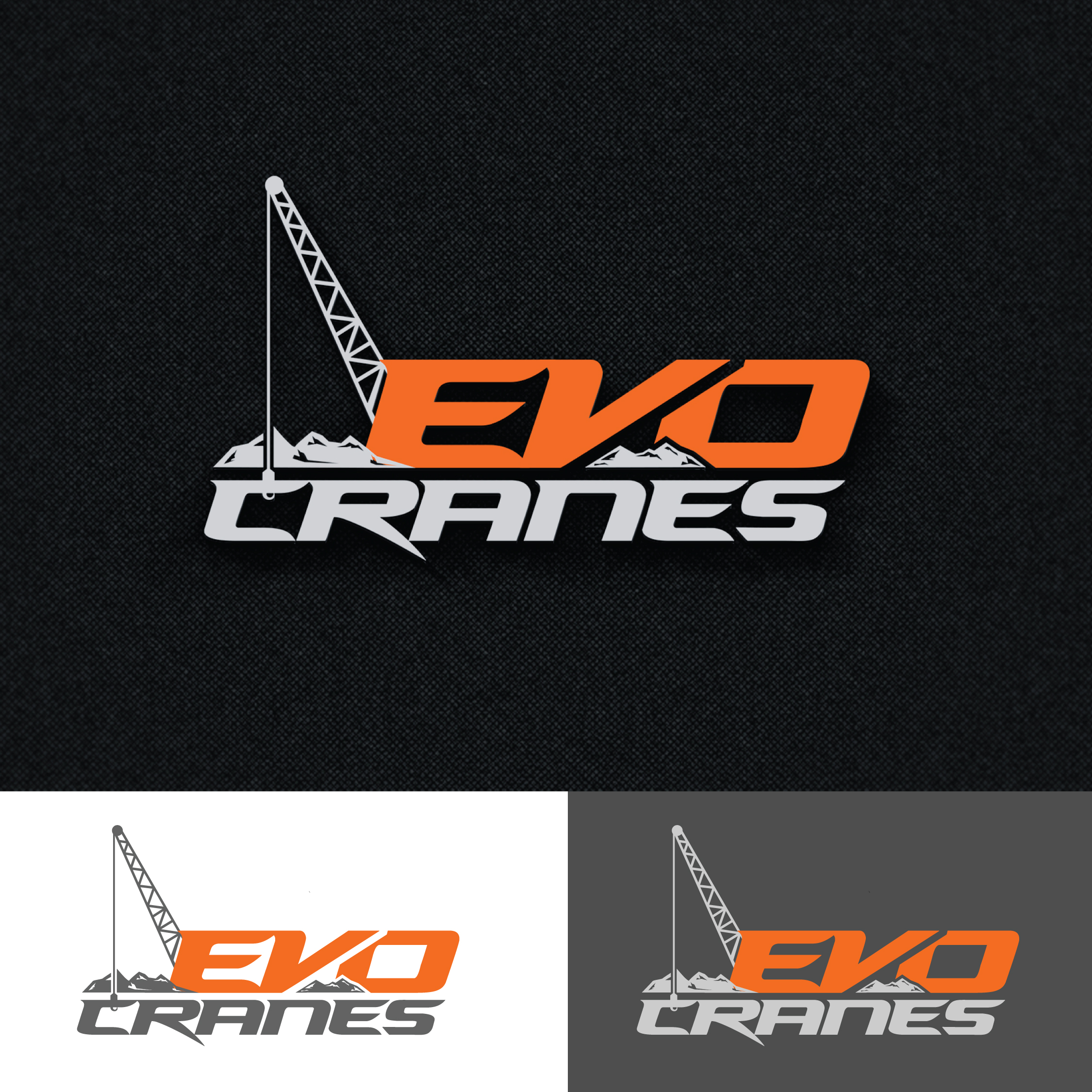 Logo Design by StromDesignHub for evo cranes pty ltd | Design #27779980