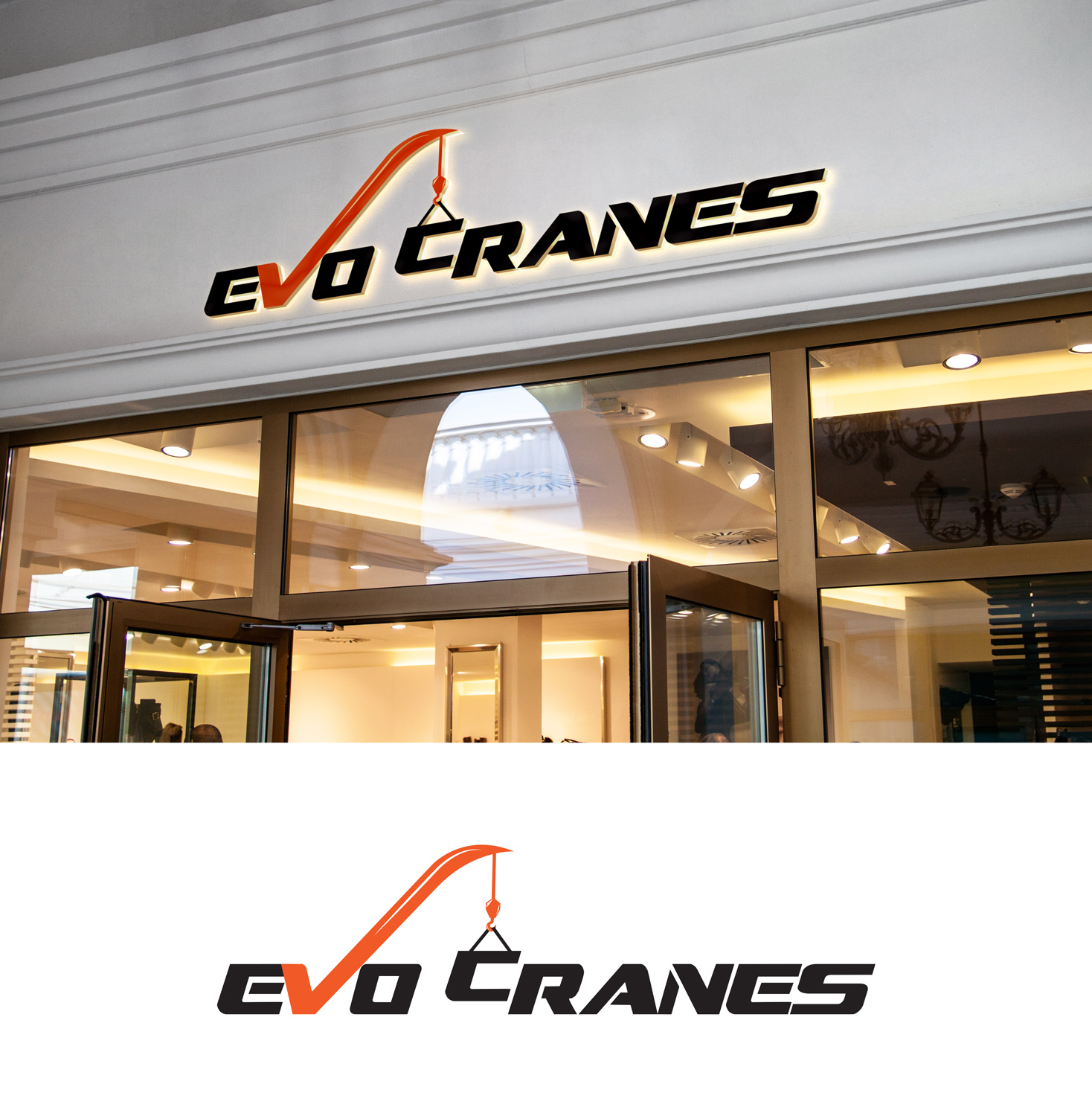 Logo Design by Impressive Solutions for evo cranes pty ltd | Design #27778493