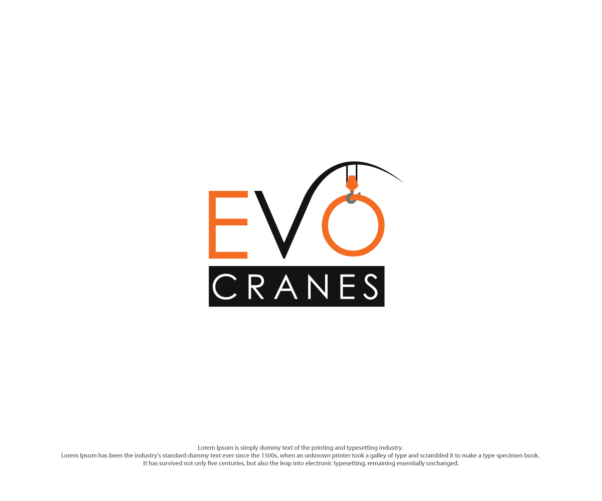 Logo Design by ecorokerz for evo cranes pty ltd | Design #27777630