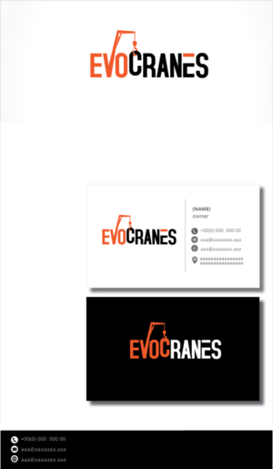 Logo Design by zebronicgraphic for evo cranes pty ltd | Design: #27779392
