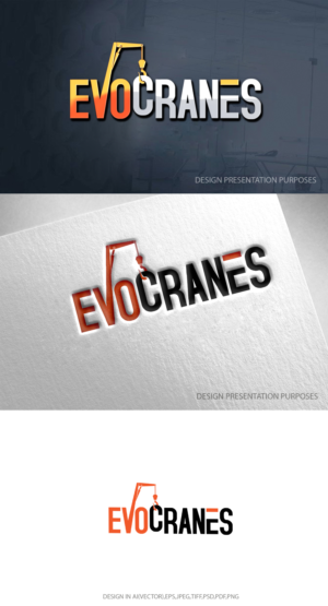 Logo Design by zebronicgraphic for evo cranes pty ltd | Design: #27779393