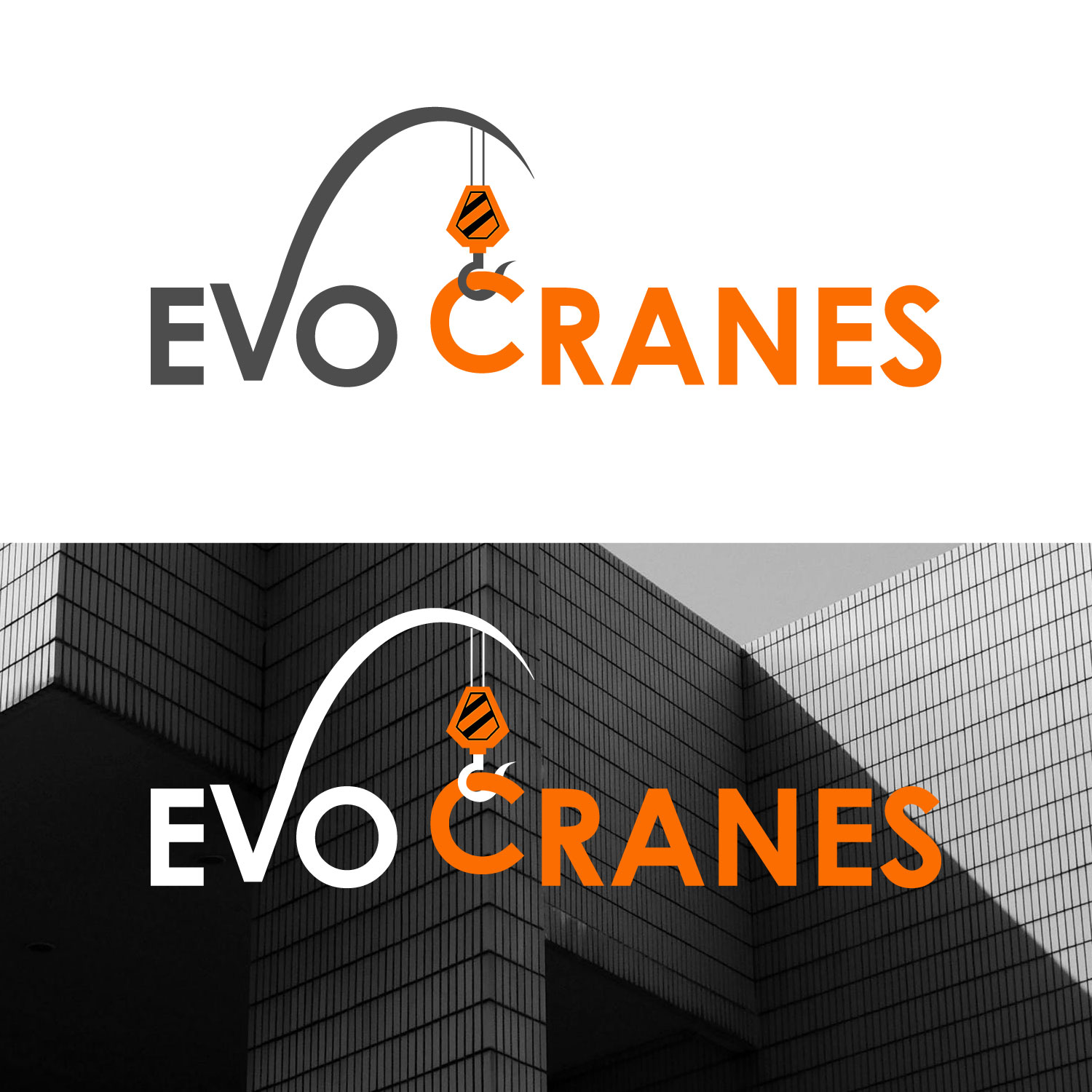 Logo Design by concepts for evo cranes pty ltd | Design #27787686