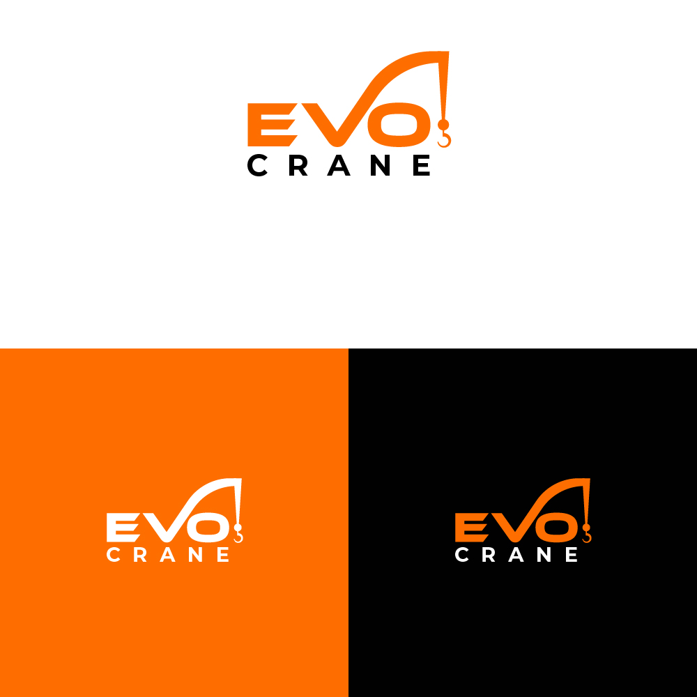 Logo Design by AlphabetZero.co.uk for evo cranes pty ltd | Design #27783276