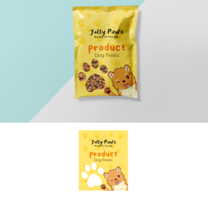 Dog jolly treats package bag, 300gr, 20x25x8cm | Packaging Design by Arbaz13