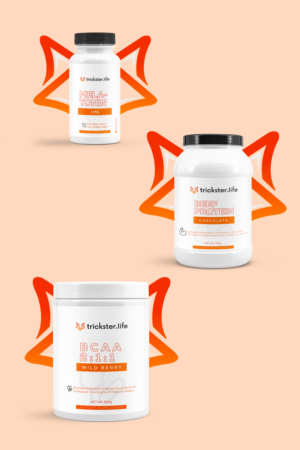 Product labels for new supplements business targeting high performing creative people | Label Design by erenuysal