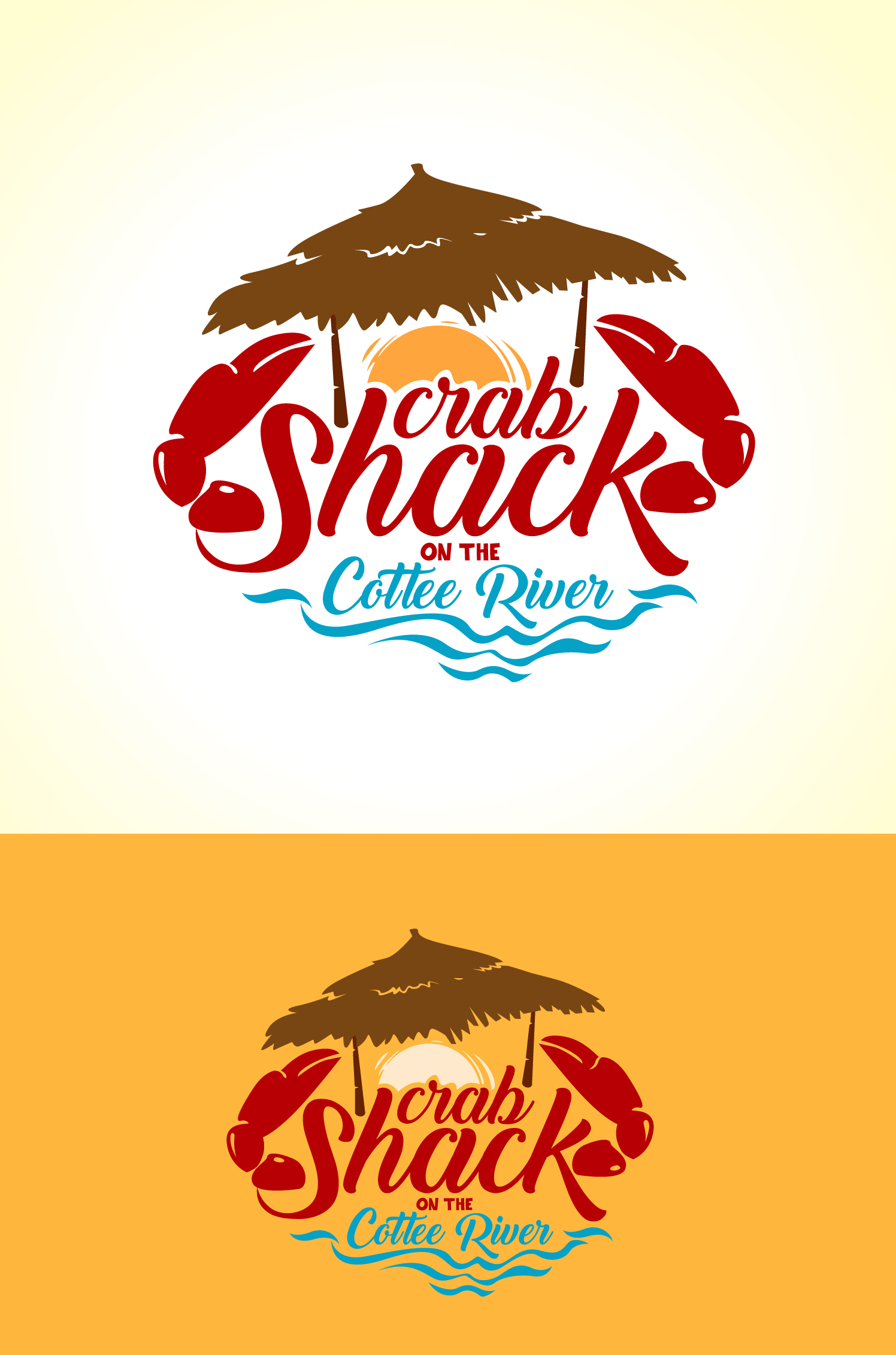 Logo Design by Suprakash 3 for Crab Shack on the Cottee River | Design #27816948