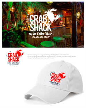 Logo Design by momo57 for Crab Shack on the Cottee River | Design #27802096