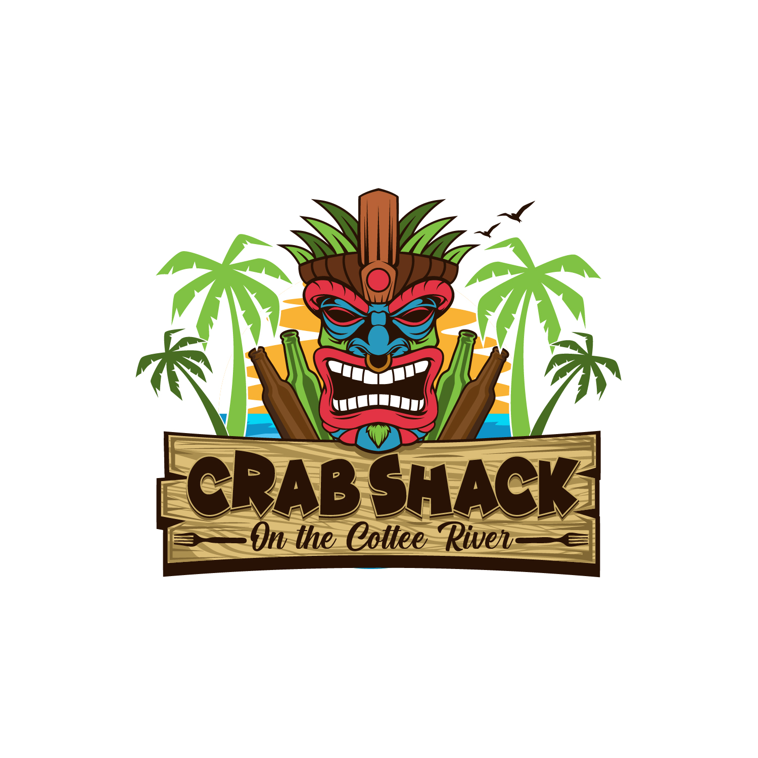 Logo-Design von Dream Logo Design für Crab Shack on the Cottee River | Design #27786301