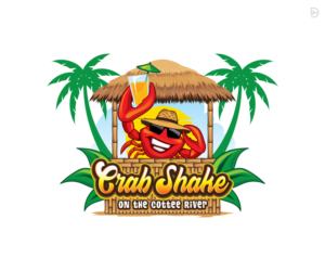 Logo-Design von D_Mantra für Crab Shack on the Cottee River | Design: #27825515