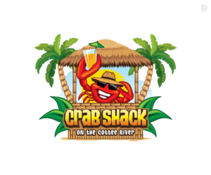 Crab Shack on the Cottee River | Logo-Design von D_Mantra