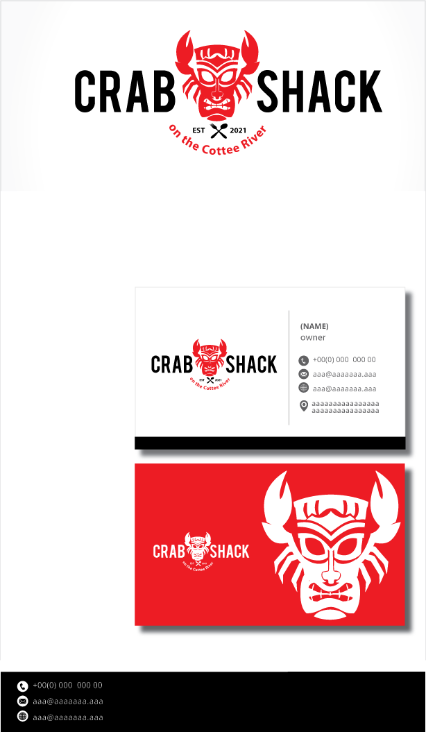 Logo Design by zebronicgraphic for Crab Shack on the Cottee River | Design #27780135