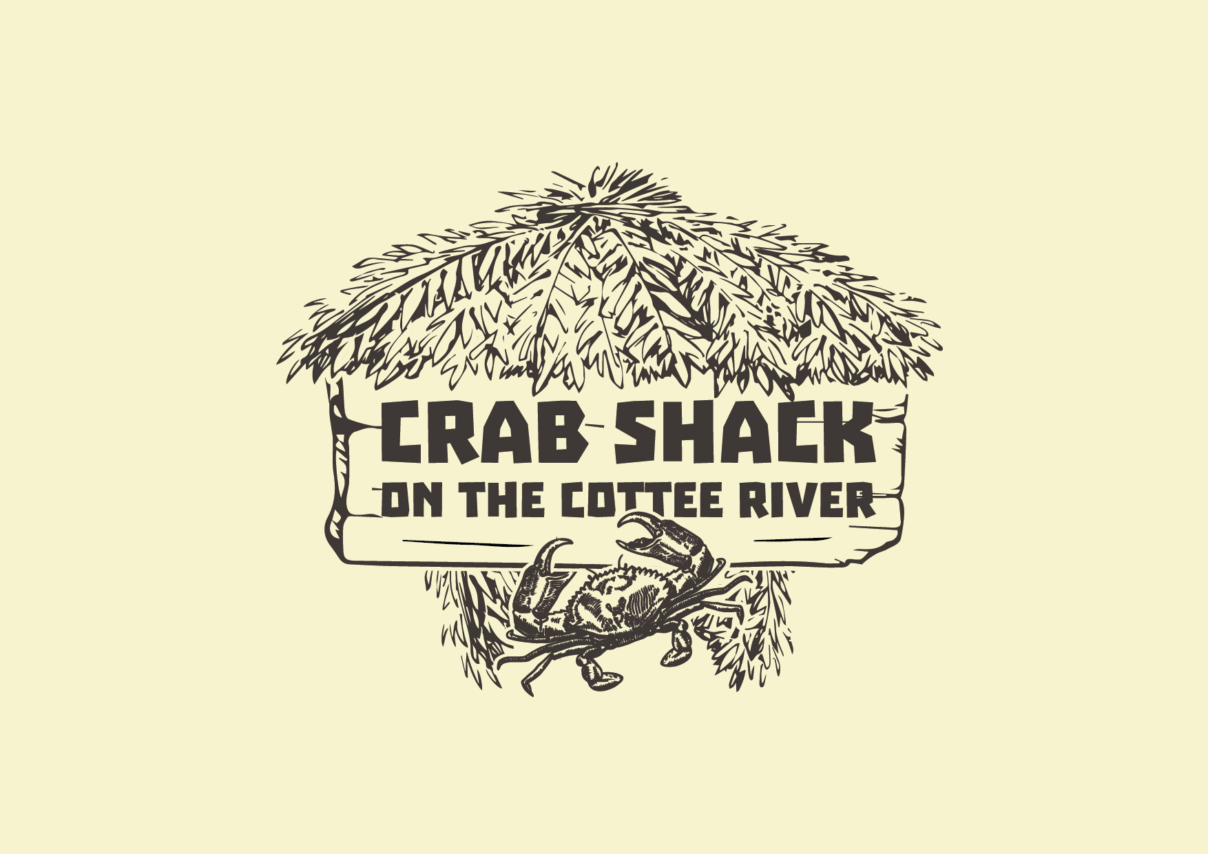 Logo Design by grrssn for Crab Shack on the Cottee River | Design #27814436