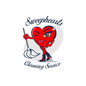 Sweephearts Cleaning Service | Logo Design by ThiagoB