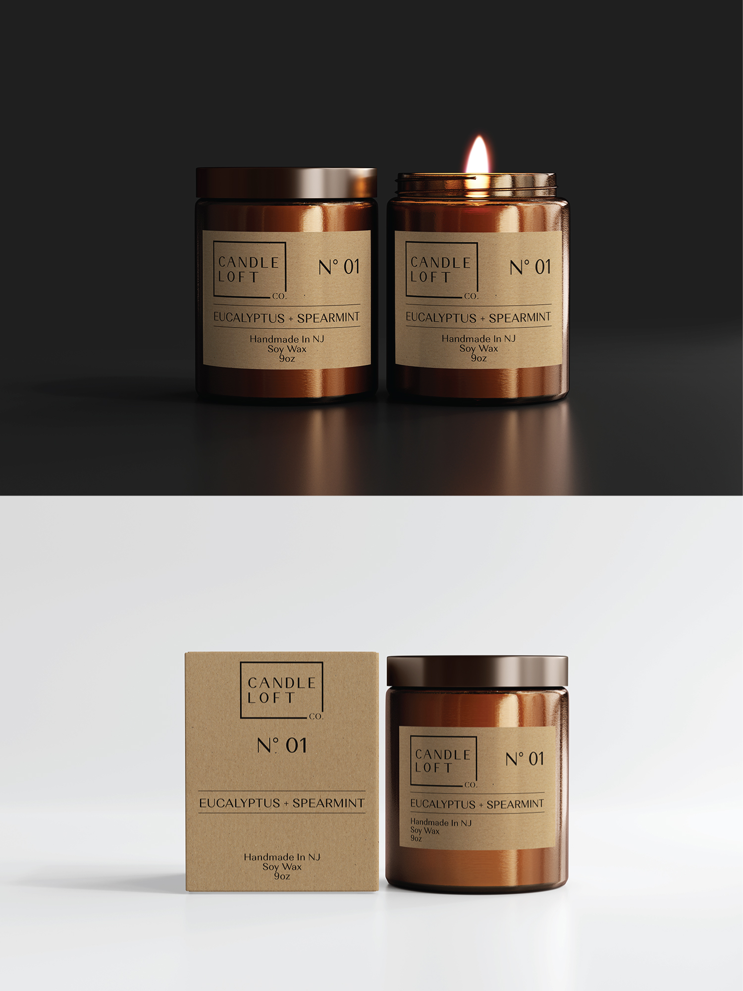 Etikett-Design von Sergio Coelho für Candle Loft Co. | Design #27805455