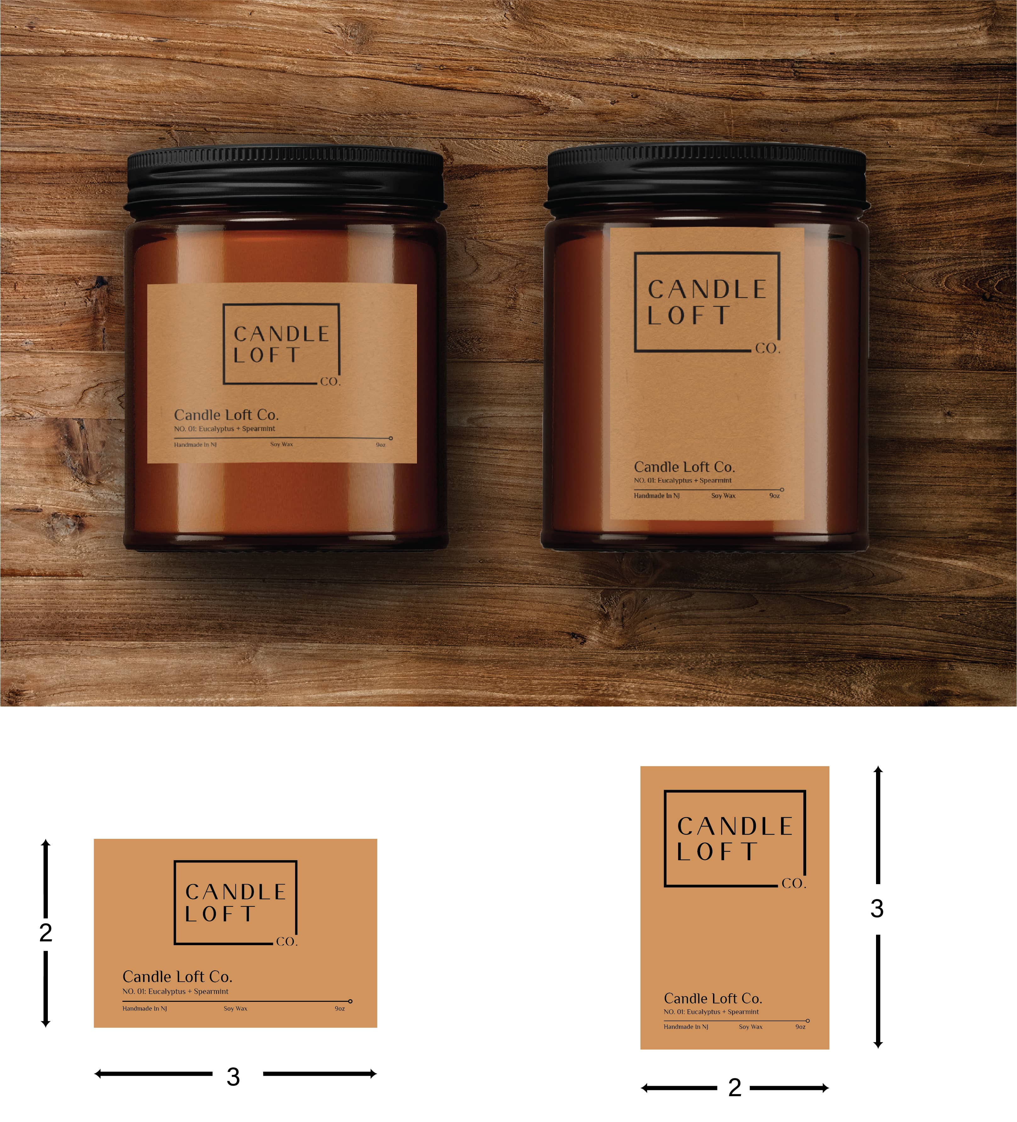 Label Design by m.elnhaly for Candle Loft Co. | Design #27791081