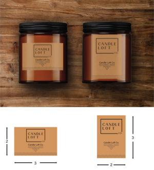 Etikett-Design von m.elnhaly für Candle Loft Co. | Design: #27791085