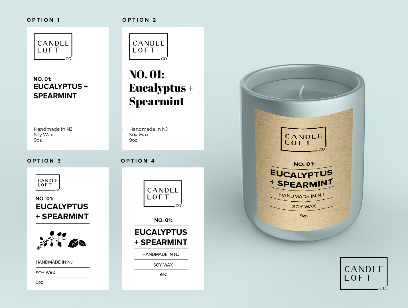 Label Design by Ata Ur Rehman for Candle Loft Co. | Design #27781785