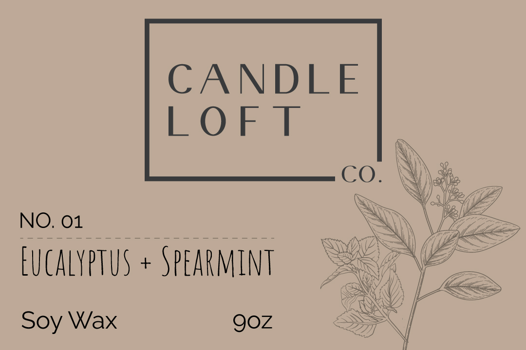 Label Design by Daniel J Gonzales for Candle Loft Co. | Design #27781310
