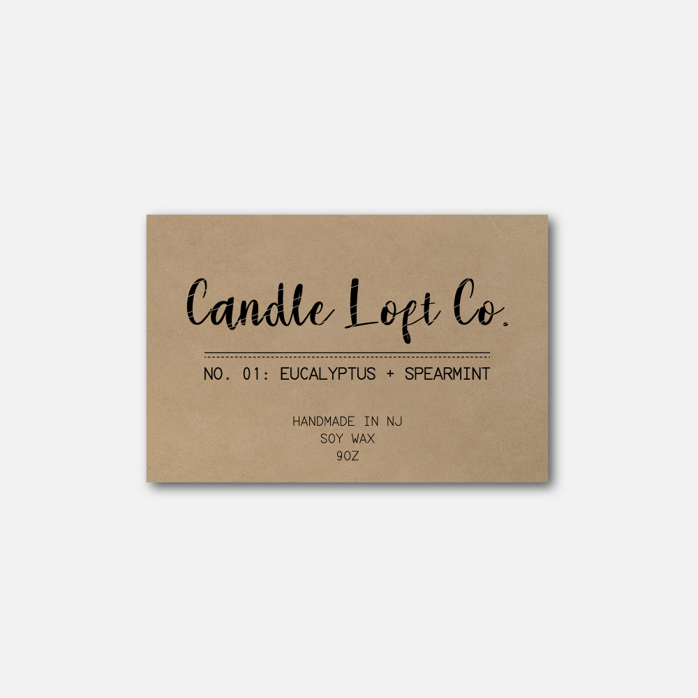 Label Design by AnaMSantos for Candle Loft Co. | Design #27791354