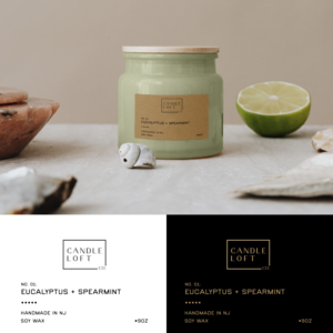 Etikett-Design von Ber.Logo für Candle Loft Co. | Design: #27790078