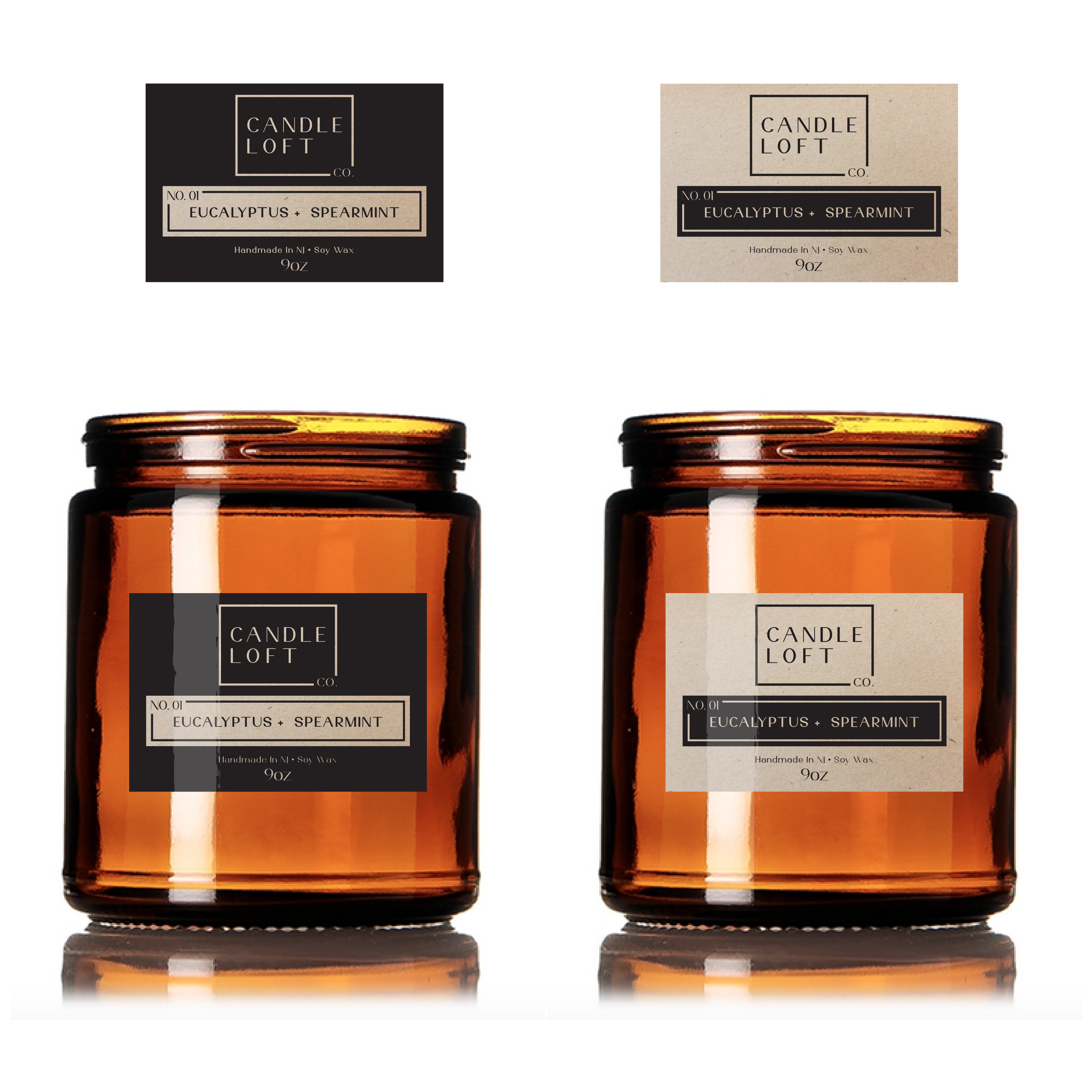 Etikett-Design von Wanda.G für Candle Loft Co. | Design #27786769