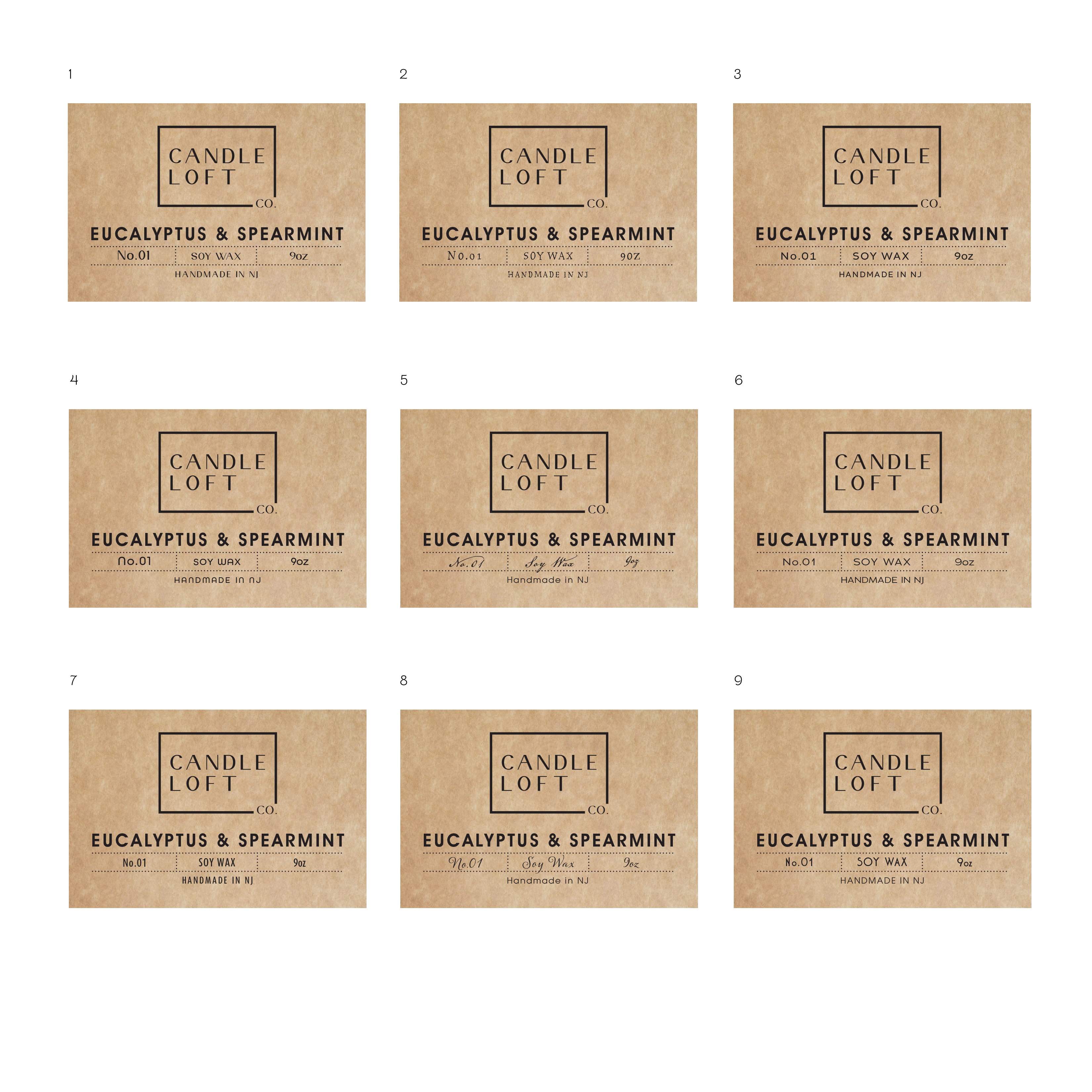 Label Design by Wanda.G for Candle Loft Co. | Design #27811500