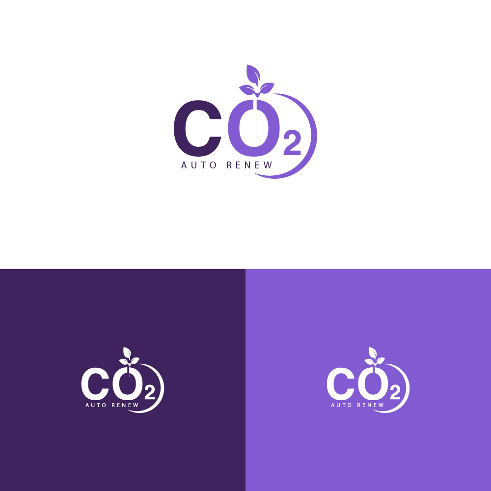 Logo Design by AlphabetZero.com for Co2 Auto Renew LLC | Design #27785390