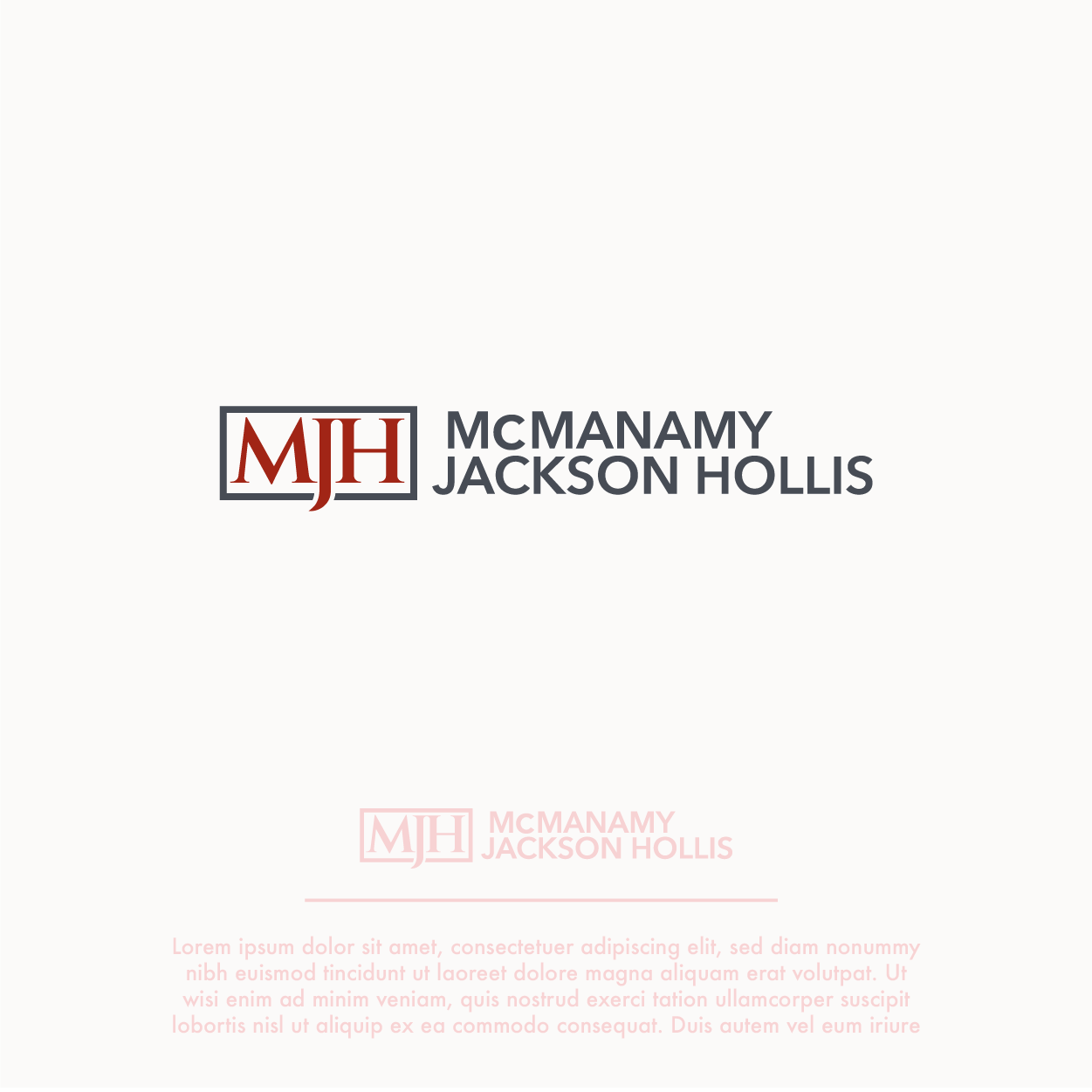 Diseño de Logo por KNRGN para McManamy Jackson Hollis | Diseño #27795835