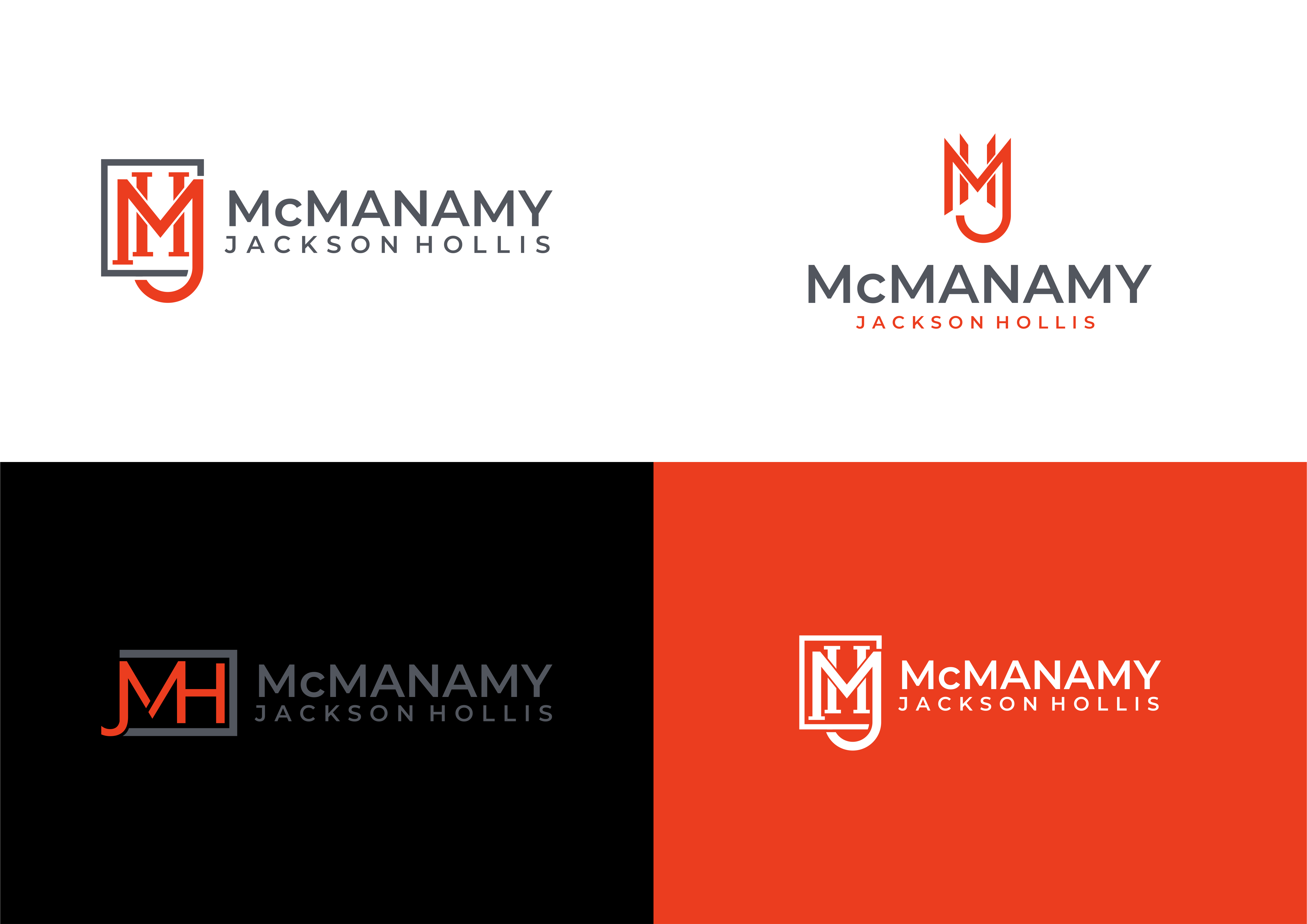 Logo Design by graphics1 for McManamy Jackson Hollis | Design #27797581