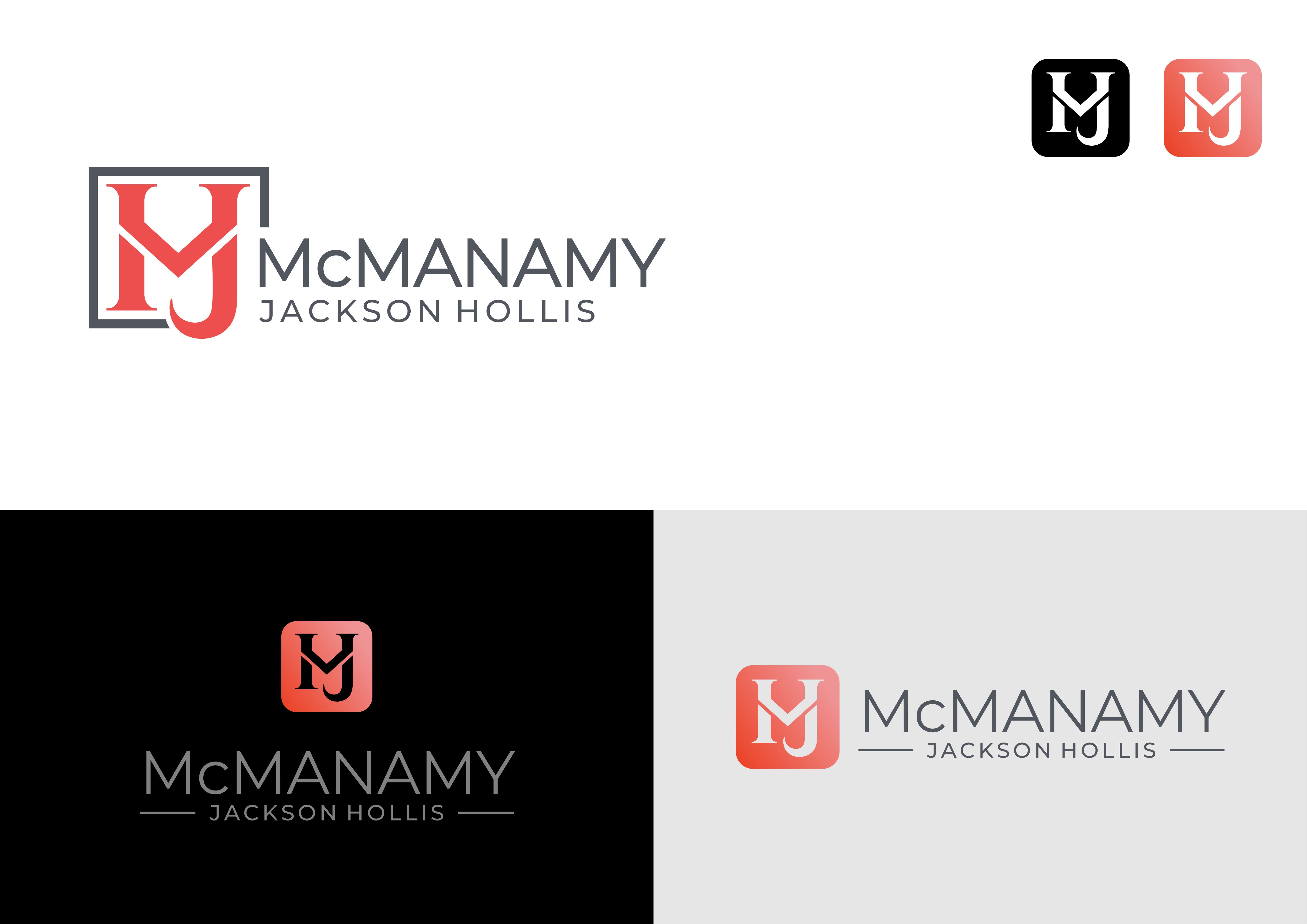 Logo Design by graphics1 for McManamy Jackson Hollis | Design #27800550
