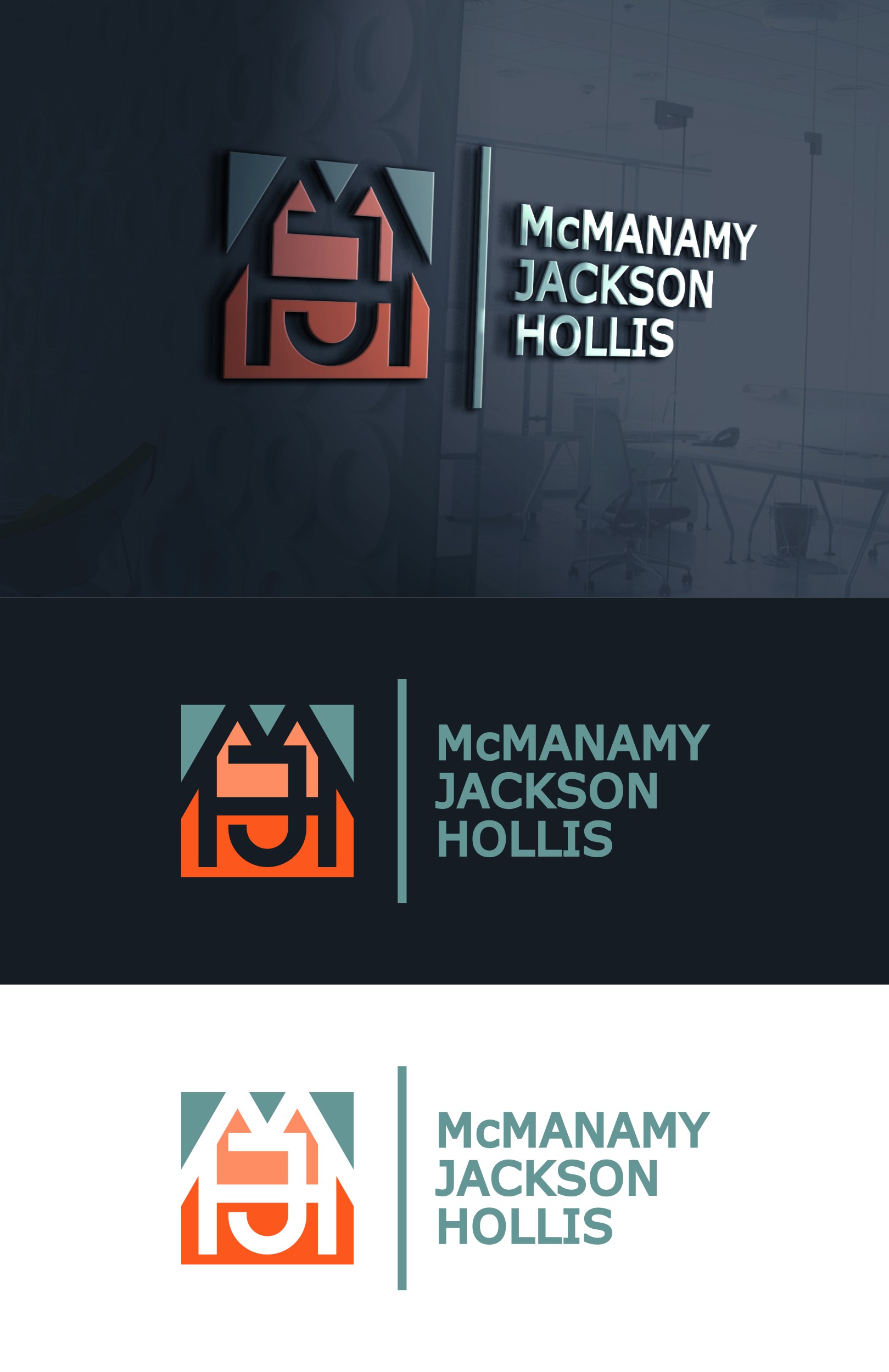 Logo Design by bojboga for McManamy Jackson Hollis | Design #27796382