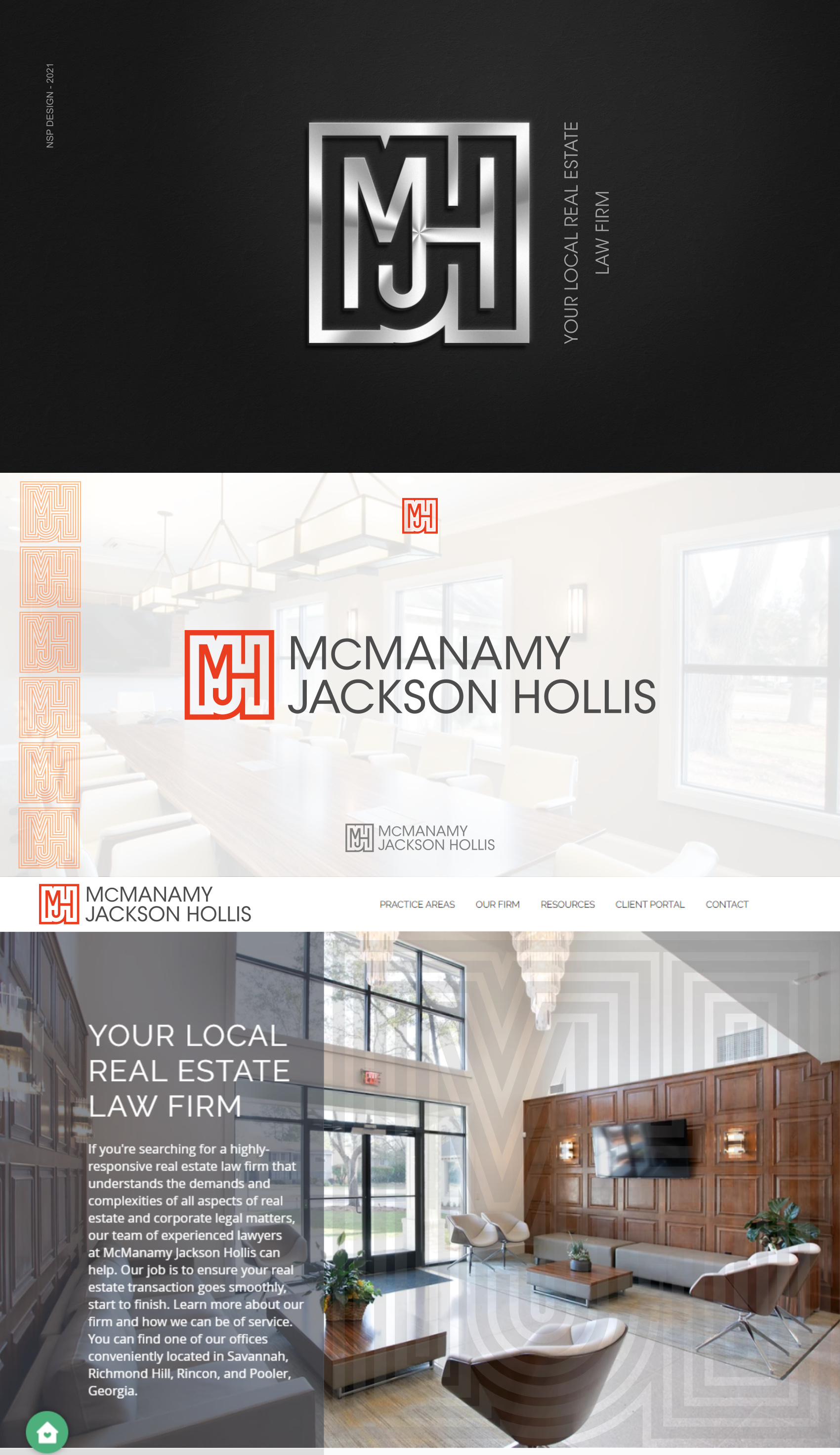 Logo Design by NSP Design for McManamy Jackson Hollis | Design #27794010