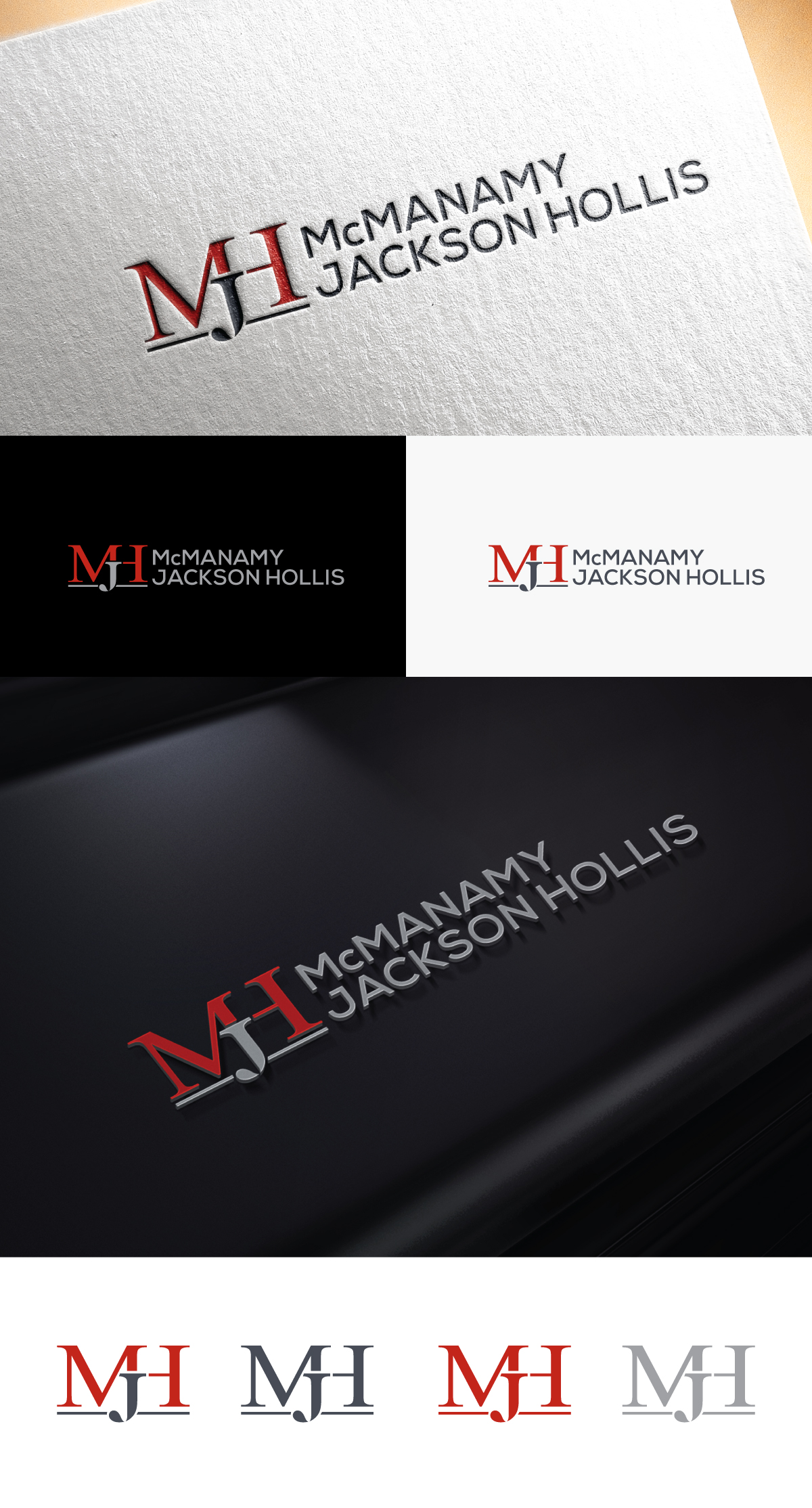 Logo Design by step forward 2 for McManamy Jackson Hollis | Design #27783014