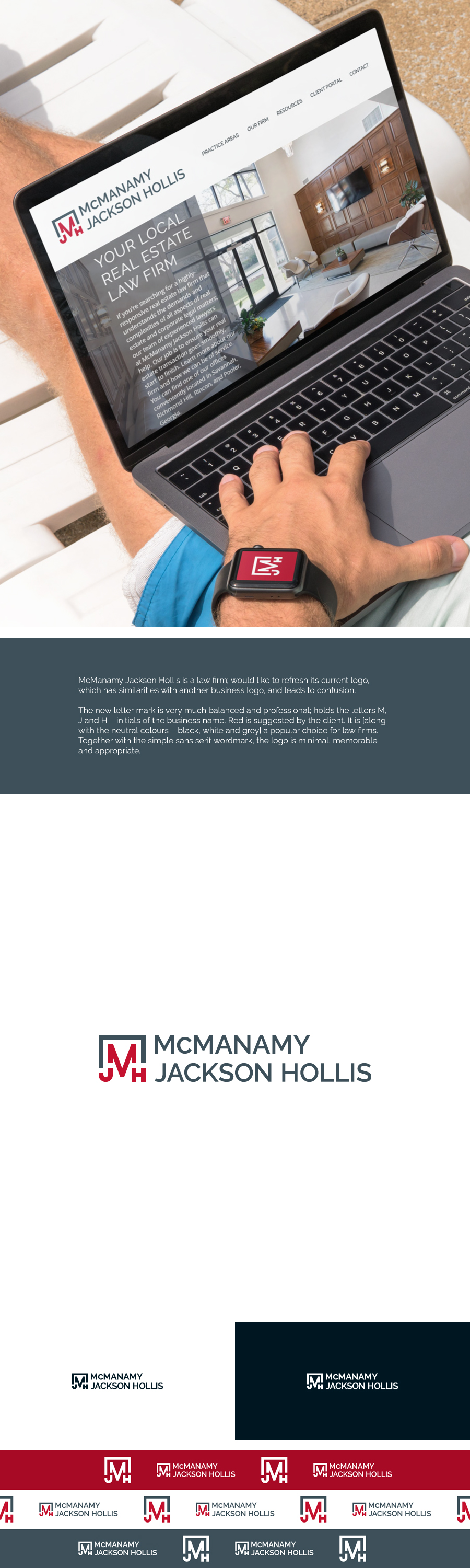 Logo Design by Sunilc for McManamy Jackson Hollis | Design #27791766