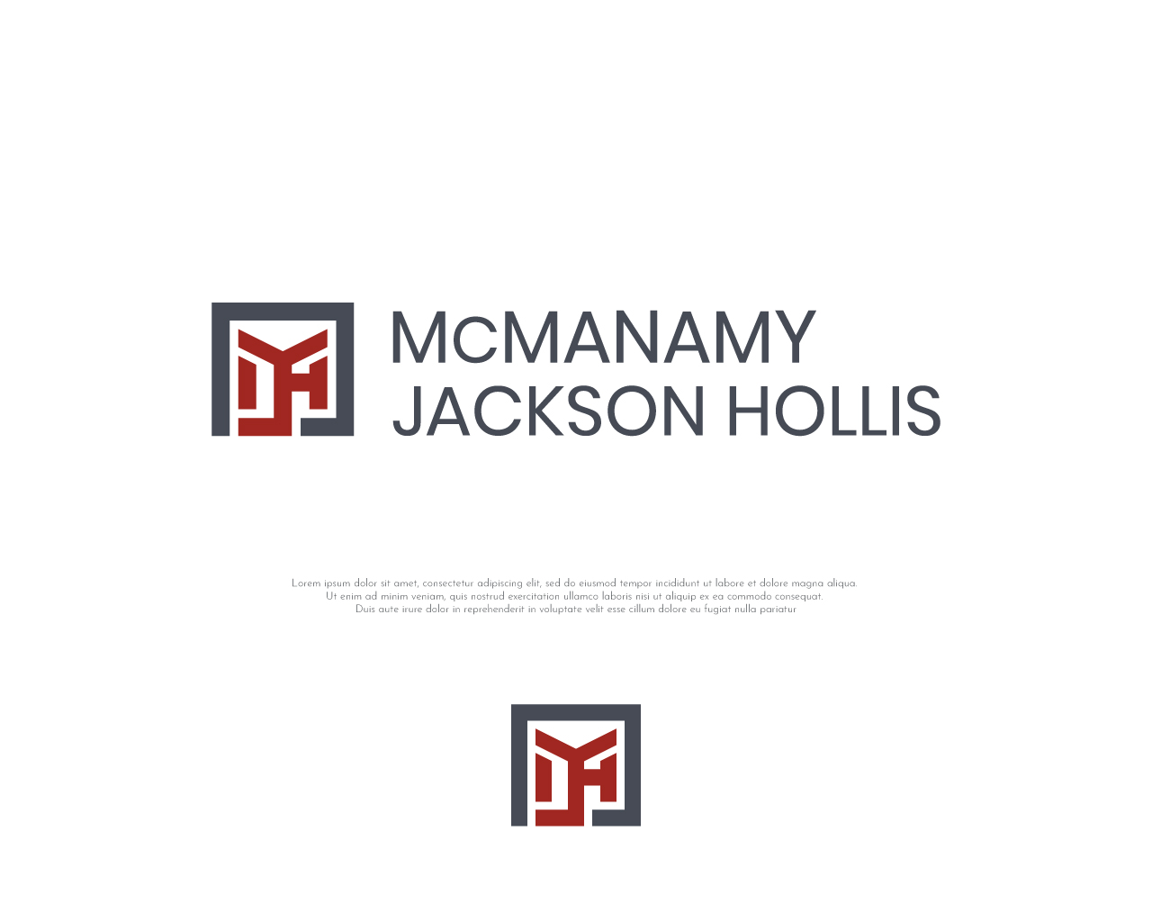 Logo Design by Ara Studio for McManamy Jackson Hollis | Design #27797090