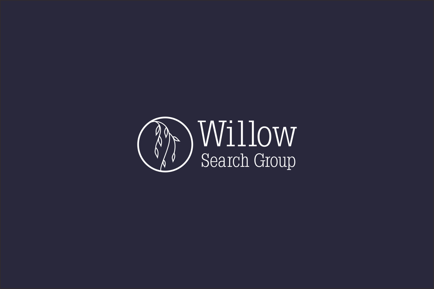Logo Design by BUNG for Willow Search Group | Design #27782218