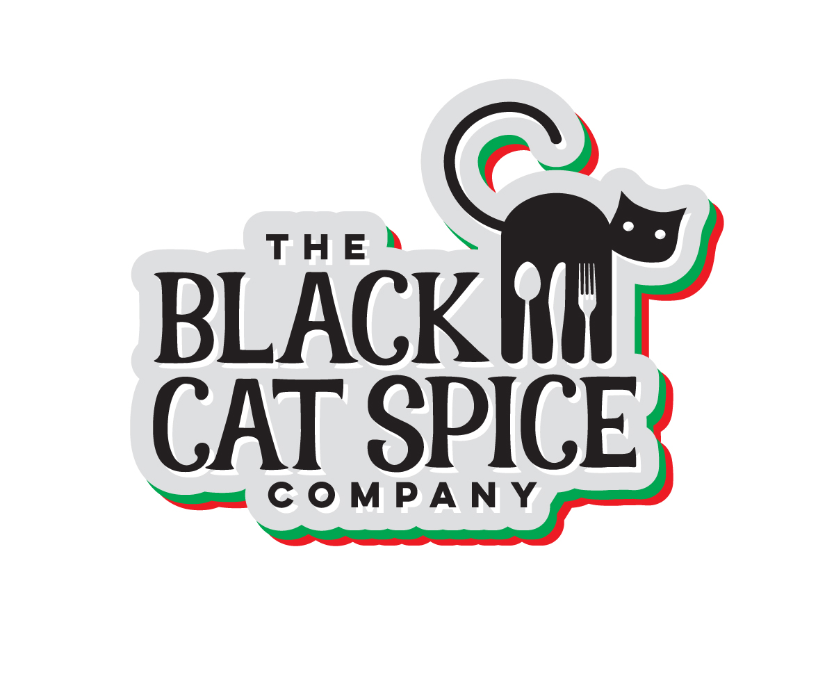 Logo Design by Buck Tornado for The Black Cat Spice Company | Design #27797865