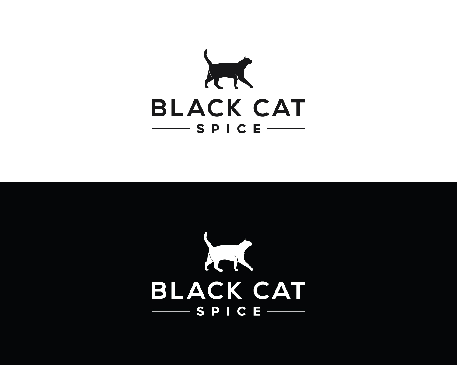 Logo Design by MAWBM for The Black Cat Spice Company | Design #27846114