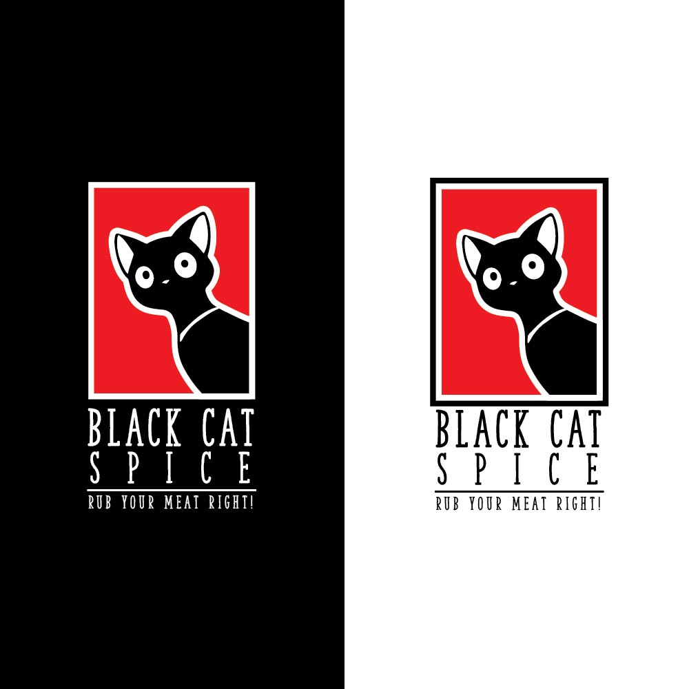 Logo Design by Julian Jabez 07 for The Black Cat Spice Company | Design #27813508