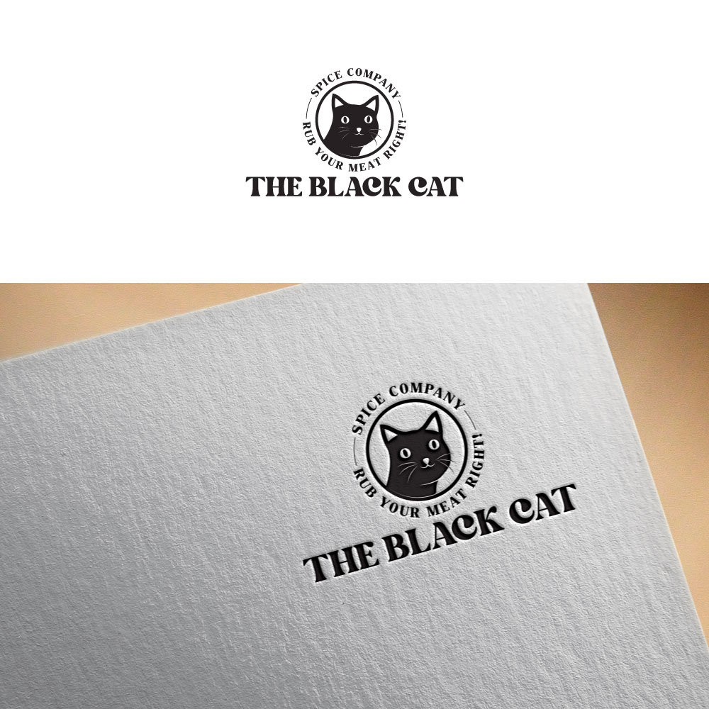 Logo Design by Trident for The Black Cat Spice Company | Design #27804537