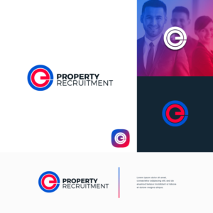 1. EC Property Recruitment  or 2. EC or 3. EC Recruitment | Logo Design by creative.visuals