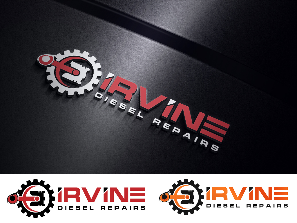 Logo Design by Uhm@design for Irvine Diesel Repairs Pty Ltd | Design #27801258