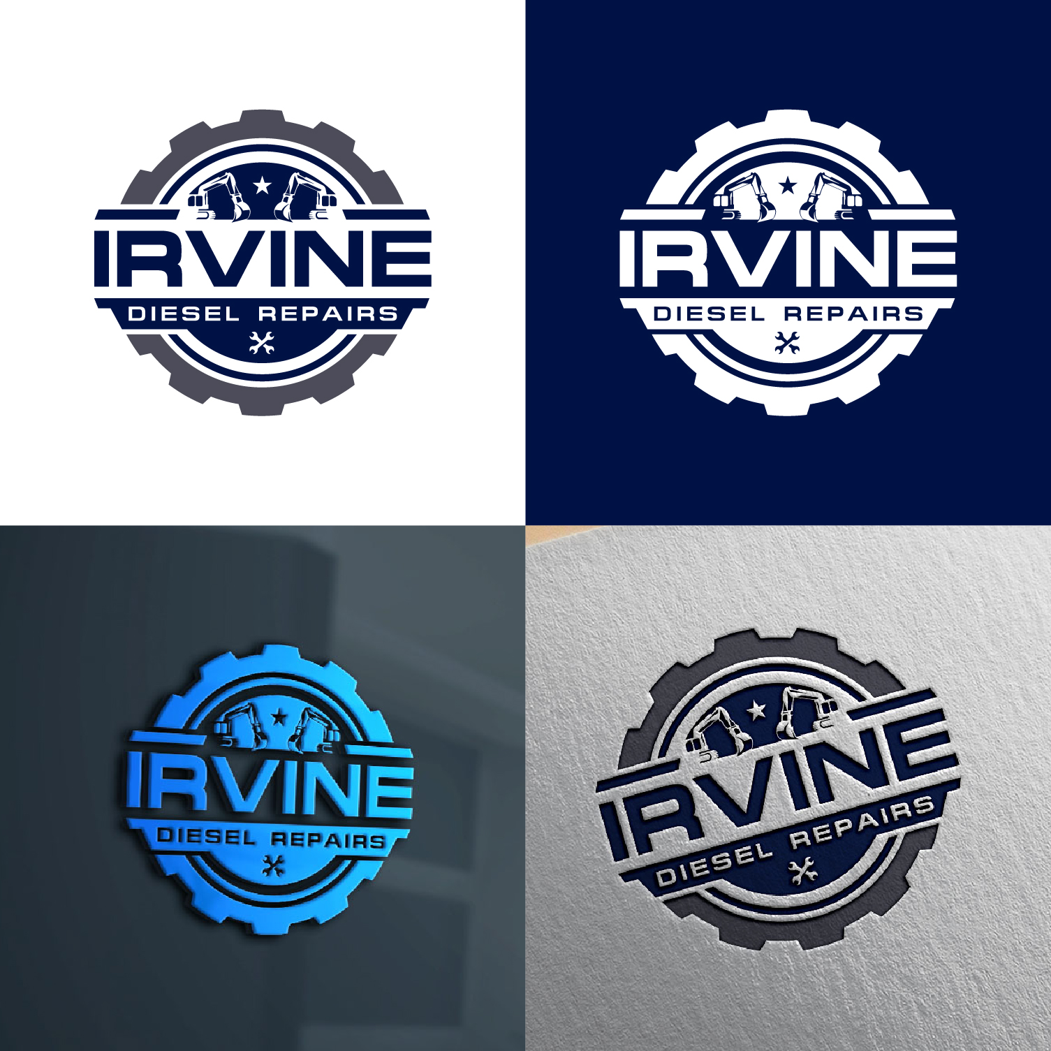 Logo Design by 4tech services for Irvine Diesel Repairs Pty Ltd | Design #27791942