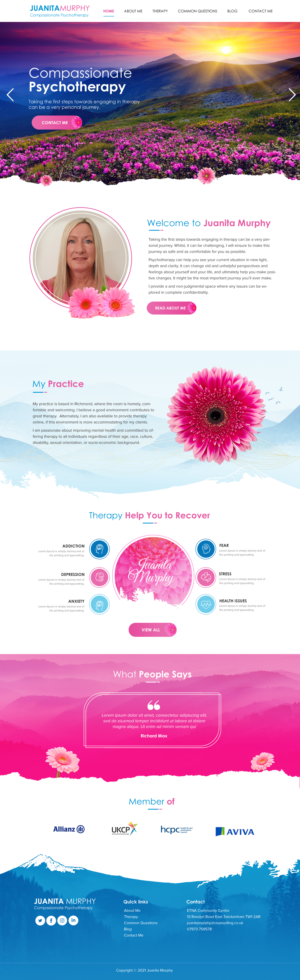 Web Design by Blue Sparrow for this project | Design: #27801973