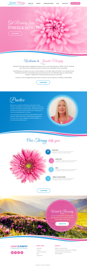 Web Design by Blue Sparrow for this project | Design: #27813163