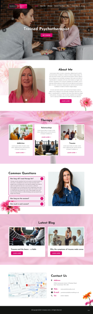 Web Design by pb for this project | Design: #27792338