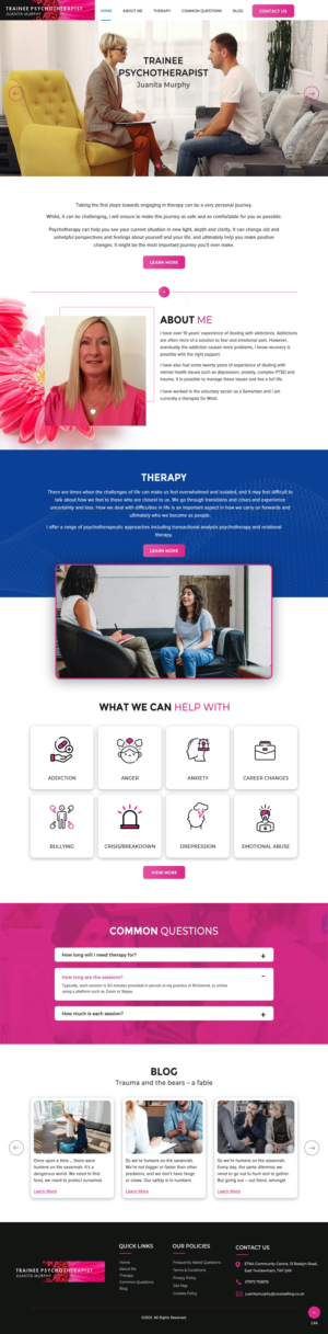 Web Design by pb for this project | Design: #27792342