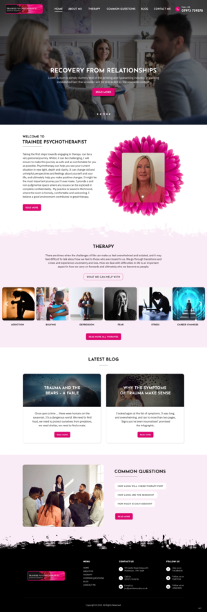 Web Design by pb for this project | Design: #27792345
